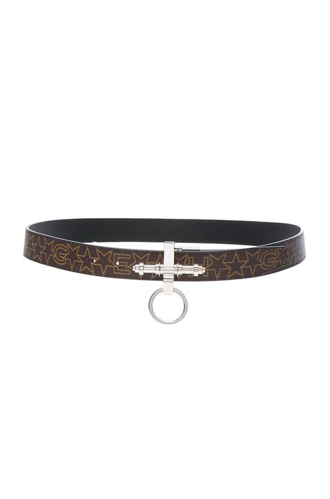 givenchy obsedia belt men|Givenchy Obsedia Belt in Brown & Beige .